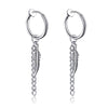 Non Piercing Ear Clips with Cross Pendants in a Pair · BC-AE-3256806808462311-0e0b0039