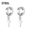 Non Piercing Ear Clips with Cross Pendants in a Pair · BC-AE-3256806808462311-f1e7e7d1