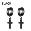 Non Piercing Ear Clips with Cross Pendants in a Pair · BC-AE-3256806808462311-d7e8dff0