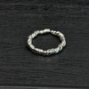 Minimalist Band Ring - Sculpted Twist Band