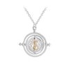 1.38 Inch Sand Glass Time Turner Pendant Necklace Alloy Personality Women Men Slytherin Pendant Kids Jewelry Gift