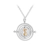 1.38 Inch Sand Glass Time Turner Pendant Necklace Alloy Personality Women Men Slytherin Pendant Kids Jewelry Gift