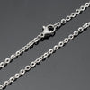 1.5mm Trendy Men Women Necklace Stainless Steel Necklace Cuban Chain  Girls Necklace Gifts Choker Jewelry