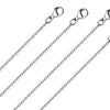 1.5mm Trendy Men Women Necklace Stainless Steel Necklace Cuban Chain  Girls Necklace Gifts Choker Jewelry