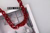 1 Meter DIY Acrylic Chains Accessories Handbag Chains Plastic Strap Color Women Bag Accessories Shoulder Strap N092-2