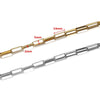 1 Meters 5mm Width Stainless Steel Gold long Square Box Chain for Women Necklace Making DIY Handmade Jewelry Findings