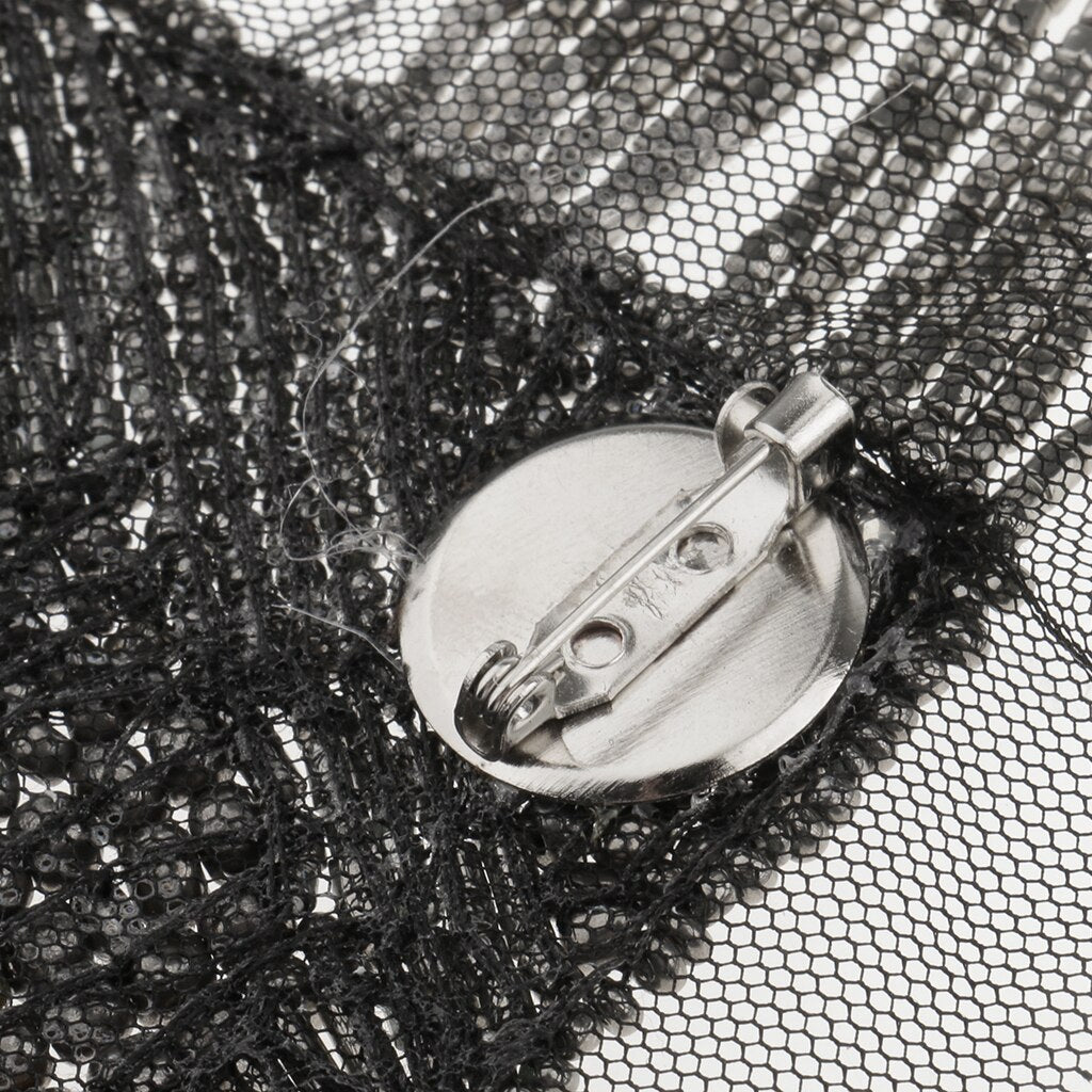 1 Pair Fabric Brooch Pins For WomenTassel Epaulette Shoulder Board Mark Accessories Sweater Decoration Pins