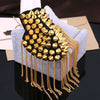 1 Pair Jacket Vintage Brooch Accessories Club Tassel Chain Epaulette Rivet Shoulder Badges Pin Style Evening Party