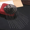 1 Pair Jacket Vintage Brooch Accessories Club Tassel Chain Epaulette Rivet Shoulder Badges Pin Style Evening Party