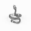 1 Piece European New Retro Punk Exaggerated Spirit Snake Ring Fashion Personality Stereoscopic Opening Adjustable Ring R158-T2