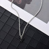 1 Row Rhinestone Tennis Chain Choker Necklace for Women Shine Silver Color Clavicle Neck Accessories Wedding Hip Hop Jewelry