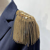 1 pc Epaulette Brooch Wheat ears Epaulet Shoulder Handmade Clothing Accessories Suit Decoration Fringed Shoulder Stamp