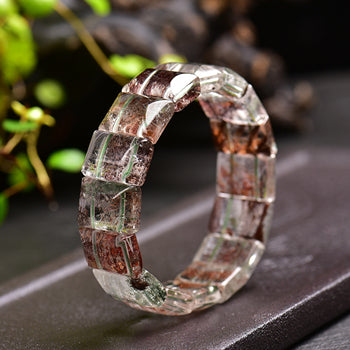 10*12mm Natural Specter Crystal Bracelet Flower Femme Bracelets Seasonal Color Gift Ladies Bracelets For Women Armband Damen