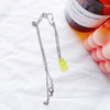 10 Colors Cute Resin Gummy Bear Chain Necklaces Candy Color Pendant For Women Girl's Charm Daily Handmade Jewelry Party Gifts