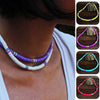 10 Colors Bohemian Short Choker Stack Wear Mixed Color Clay Clavicle Beads Chain Anniversary Gift Wedding Accessories