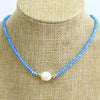 10 Pcs Handmade Jewelry necklace Mix color Glass Beads Strand necklace Elegant Pearls Necklace Jewelry  necklace 90285