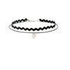 10 Pieces Rope Chain Choker Necklace For Women Punk Alloy Pendant Choker Collar Set Gothic Black Colar Jewelry