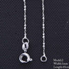 10 Style Sterling Chain Necklace 2 Style Stainless Steel Chain With Lobster Clasps Fine Chain Men Women Accessories