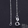 10 Style Sterling Chain Necklace 2 Style Stainless Steel Chain With Lobster Clasps Fine Chain Men Women Accessories