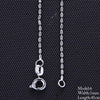 10 Style Sterling Chain Necklace 2 Style Stainless Steel Chain With Lobster Clasps Fine Chain Men Women Accessories