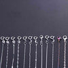 10 Style Sterling Chain Necklace 2 Style Stainless Steel Chain With Lobster Clasps Fine Chain Men Women Accessories