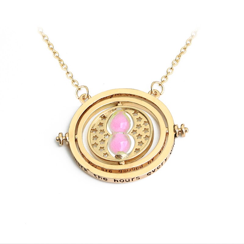 10 colores collar serie magia regalos para mujer niñas Snitch dorada tiempo Turner colgante horrocrux Sexy mujeres