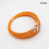10 pcs 1mm 18inch  wire necklace collar choker circle torques jewelry neck-accessories clasp wire-collar multi-color copper