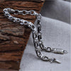 100% 925 Silver Bracelet Handmade Buck Classic Chain S925 Thai Silver Bracelets for Women Men Jewelry