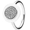 100% 925 Sterling Silver Blushing Romance Puzzle Ring charm Sparkling Droplets Ring Fit DIY Original Jewelry