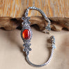100% 925 Sterling Silver Bracelets & Bangles For Women Natural Lapis Charms Bracelet Mother Gift Fine Gemstone Jewelry SB19