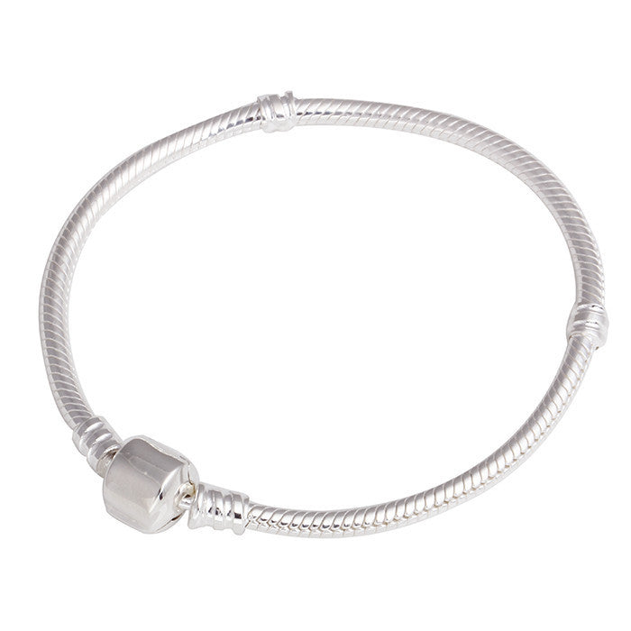 100% 925 Sterling Silver Jewelry Clip Bracelets For Women Wholesales