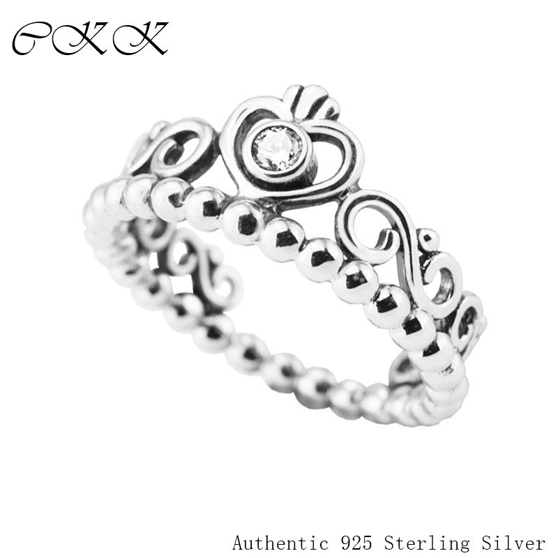 100% 925 Sterling Silver Jewelry Rings for Woman DIY Making My Princess Silver Ring Fine Jewelry Wholesale SR018