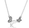 100% 925 Sterling Silver LOCK YOUR PROMISE NECKLACE Fit Charm Original HEARTS OF COLLIER NECKLACE Diy Woman gift