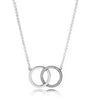 100% 925 Sterling Silver LOCK YOUR PROMISE NECKLACE Fit Charm Original HEARTS OF COLLIER NECKLACE Diy Woman gift