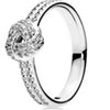 100% 925 Sterling Silver Lavish Sparkle Ring Charms Eternity Entwined Silver & Zirconia Ring Fit DIY Original Jewelry