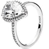 100% 925 Sterling Silver Lavish Sparkle Ring Charms Eternity Entwined Silver & Zirconia Ring Fit DIY Original Jewelry