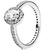 100% 925 Sterling Silver Lavish Sparkle Ring Charms Eternity Entwined Silver & Zirconia Ring Fit DIY Original Jewelry