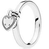 100% 925 Sterling Silver Lavish Sparkle Ring Charms Eternity Entwined Silver & Zirconia Ring Fit DIY Original Jewelry