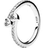 100% 925 Sterling Silver Lavish Sparkle Ring Charms Eternity Entwined Silver & Zirconia Ring Fit DIY Original Jewelry