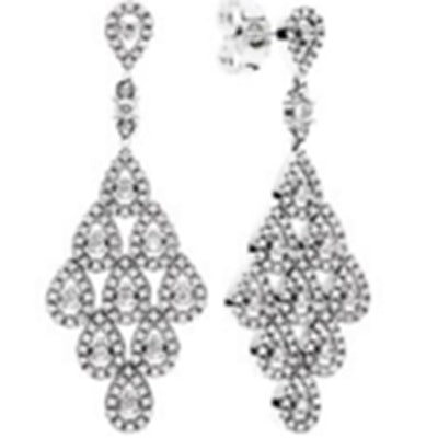 100% 925 Sterling Silver Love Locks Earring Studs Fit Original DIY Charms Pure Love Hanging Earrings Girl Gift Free mail