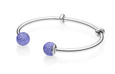 100% 925 Sterling Silver Original Bangles \ Original Bracelets Fit DIY Original charm jewelry Can change head