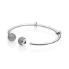 100% 925 Sterling Silver Original Bangles \ Original Bracelets Fit DIY Original charm jewelry Can change head