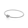 100% 925 Sterling Silver Original Charm Classic Bangles \ Original Bracelet Collocation DIY Original Charm Bead Jewelry