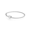 100% 925 Sterling Silver Original Charm Classic Bangles \ Original Bracelet Collocation DIY Original Charm Bead Jewelry