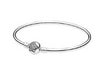 100% 925 Sterling Silver Original Charm Classic Bangles \ Original Bracelet Collocation DIY Original Charm Bead Jewelry