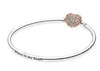 100% 925 Sterling Silver Original Charm Classic Bangles \ Original Bracelet Collocation DIY Original Charm Bead Jewelry
