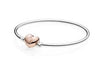 100% 925 Sterling Silver Original Charm Classic Bangles \ Original Bracelet Collocation DIY Original Charm Bead Jewelry