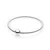 100% 925 Sterling Silver Original Charm Classic Bangles \ Original Bracelet Collocation DIY Original Charm Bead Jewelry