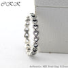 100% 925 Sterling Silver Ring Linked Love for Women DIY Fine Jewelry SR075