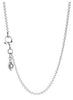 100% 925 Sterling Silver SILVER ANCHOR CHAIN NECKLACE Fit Charm Original SILVER ANCHOR CHAIN NECKLACE Female Gift